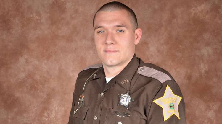 Howard County Sheriff Deputy Carl Koontz, 27, died from wounds suffered Sunday during a shootout. - Indiana State Police