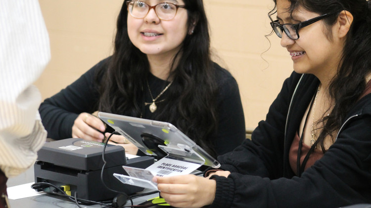 The Hoosier Hall Pass allows 16- and 17-year-old students to work at voting centers in Indiana on Election Day. - Lauren Chapman / IPB News