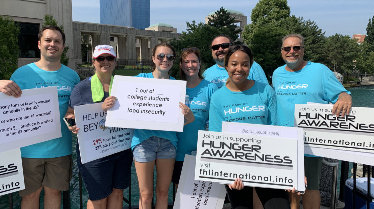 Faith Hope and Love Community kicked off Hunger Awareness Week with a Hunger Walk on Saturday, July 20 at the Indianapolis Canal. This walk was supported by 10 businesses. - Provided by Merlin Gonzales