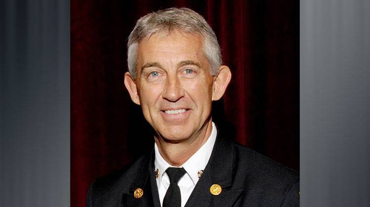 Former IFD Chief Brian Sanford,59, died Monday after a five-year battle with ALS. - Indianapolis Fire Department