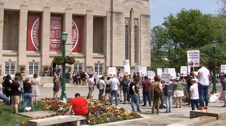 Indiana Graduate Workers Coalition votes to suspend strike until the fall