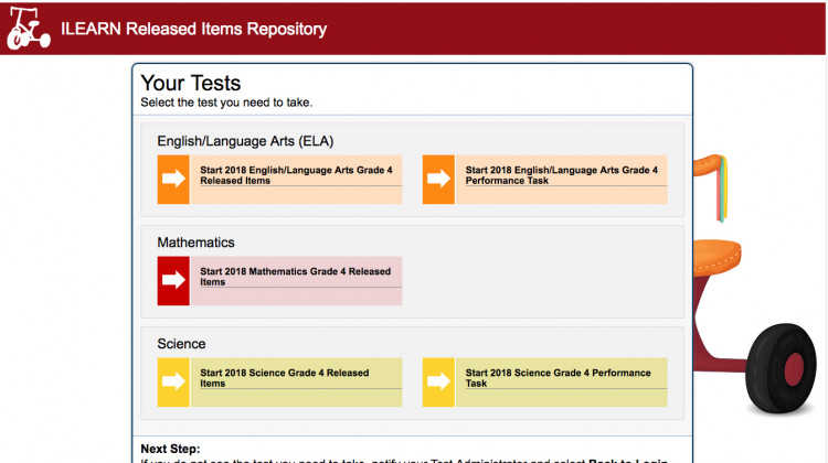 State Releases New ILEARN Sample Questions 