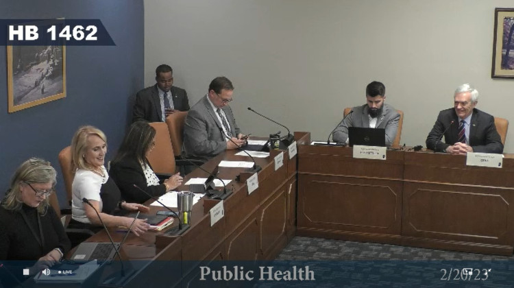 HB 1462 would require all emergency departments in the state to provide the Indiana Department of Health a plan that will be implemented when patients have a substance use related emergency. Representative Ann Vermilion (R-Marion) co-authored the bill and said she hopes it will prevent future fatal overdoses by connecting people to follow-up care. - (Screenshot from in.iga.gov livestream)