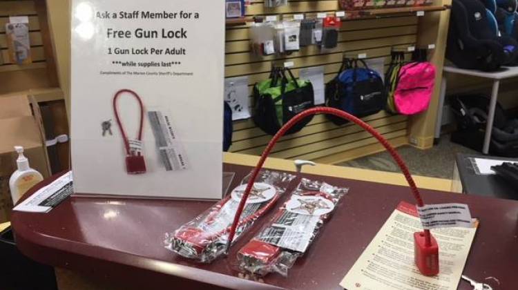 Riley Hospital offers free gun locks to anyone. - Photo courtesy of Riley Hospital IU Health