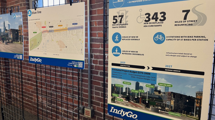 IndyGo open house highlights the Blue Line. - (Jill Sheridan WFYI)