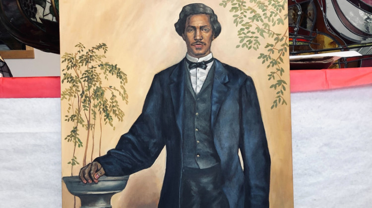 John R. Blackburn was the first African American student to attend Wabash College. In January 1857, he began class but only finished two weeks before the administration asked him to leave due to racial disturbances on campus. - (Photo provided by Tim Lake)