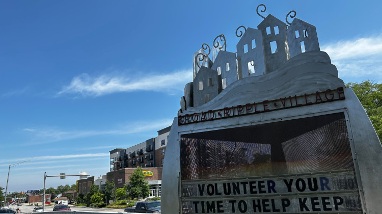 Broad Ripple has seen a recent wave of gun violence, three people were killed and one person was injured early Sunday morning in a shooting on Broad Ripple Avenue.  - Eric Weddle/WFYI News