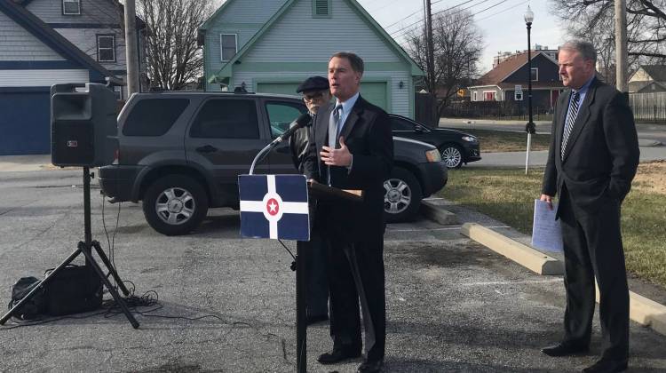 Mayor Joe Hogsett says the program is an attempt by the city to be more innovative. - Drew Daudelin