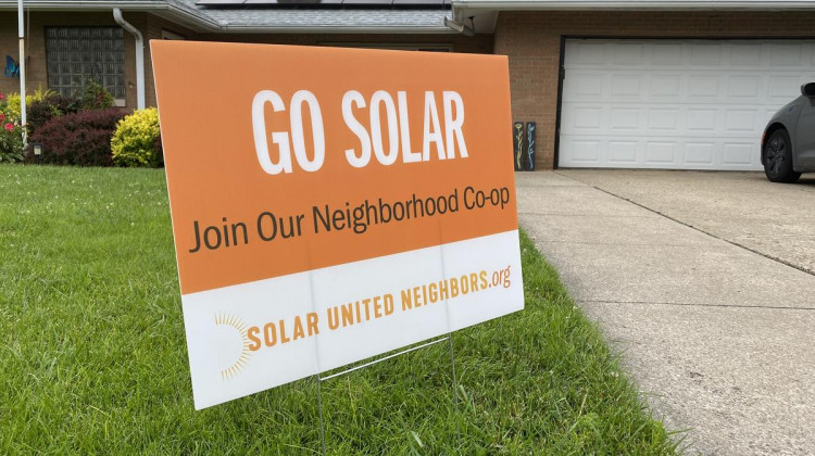 Under a bill proposed by Rep. Mike Speedy (R-Indianapolis) homeowner's associations could not ban solar panels in neighborhoods. (Gemma DiCarlo/WVPE)