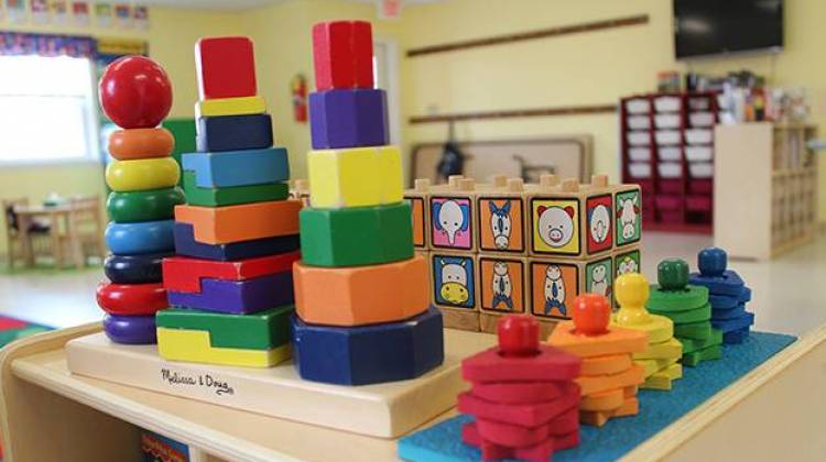 Building blocks in a day care. - Rachel Morello/StateImpact Indiana