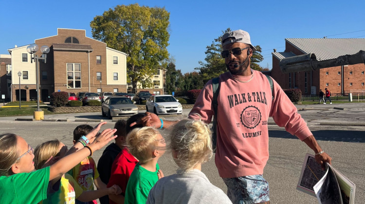 Sampson Levingston hosts local cultural tours in Indianapolis. The return of his Through2Eyes Walk & Talk tour comes just in time for All-Star weekend. - Photo provided by Hanna Leach