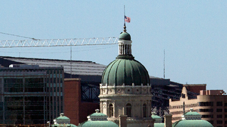 Gov. Mike Pence has asked that flags be flown at half-staff until sunset Thursday. - Doug Jaggers