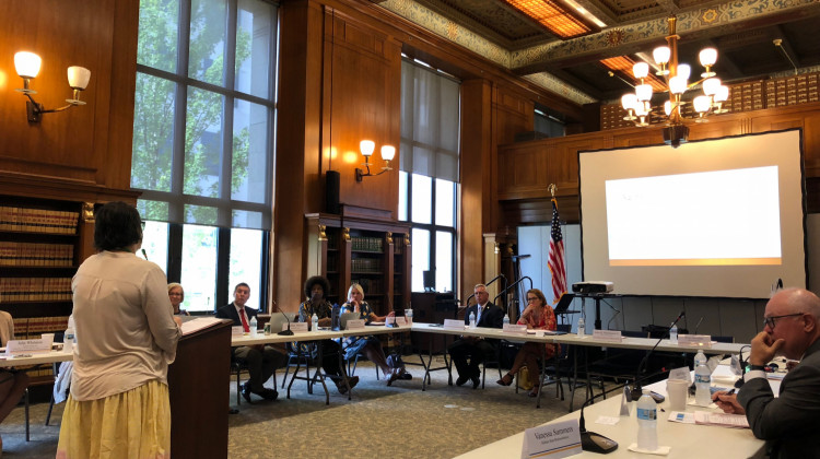Members of the commission include state lawmakers, Indiana Supreme Court Justice Loretta Rush and state health officials. - Carter Barrett/Side Effects Public Media