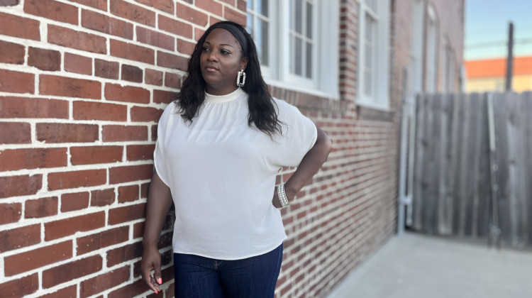 DeAndra Yates son was shot in the head while attending a birthday party on the Northwest side of Indianapolis. Since then, she started a nonprofit called Purpose 4 My Pain where she provides support for other families whove been affected by gun violence. - Farah Yousry / Side Effects Public Media