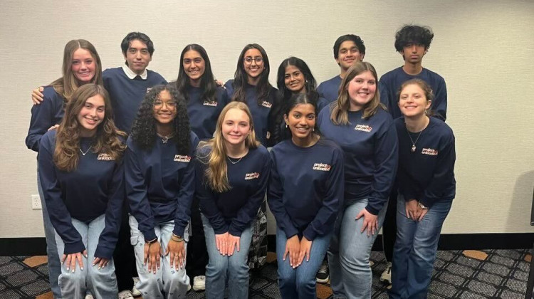 Members of the youth council for Project Unloaded, a national youth-powered group whose mission is to change the narrative around guns. - Provided by Paige Carter