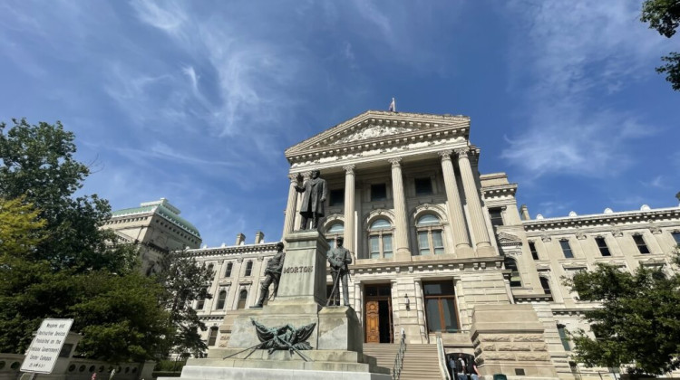 The Indiana Statehouse on Thursday, May 25, 2023. - Leslie Bonilla Muñiz / Indiana Capital Chronicle