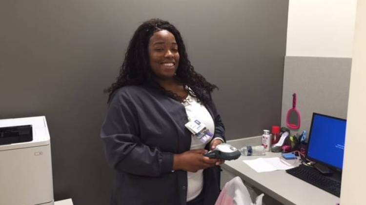 Krystal Cheatham is a CMA at the new clinic. - Jill Sheridan/IPB News