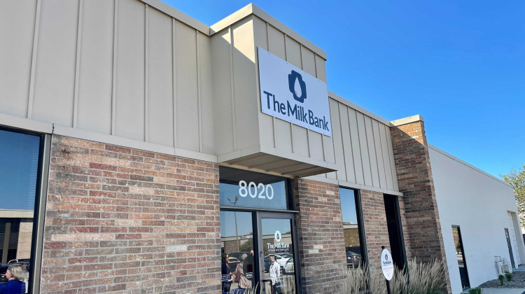 The Milk Bank provides donated, pasteurized breast milk to babies in the NICU and babies with medical needs who benefit from human milk. The new building allows the nonprofit to double the space of its processing milk lab. - Darian Benson/WFYI