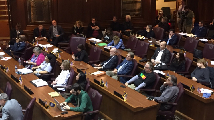 The Indiana House chamber was full for testimony on medical cannabis. - Jill Sheridan/IPB News