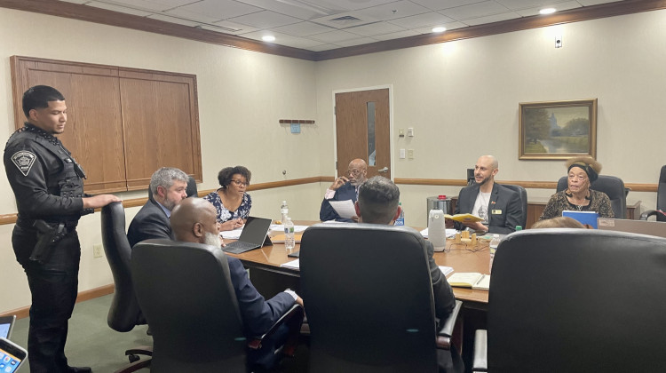 The Indianapolis Public Library Board of Trustees voted to appoint Greg Hill as CEO in a meeting closed to the public April 24 at the Library Services Center.  - Chloe McGowan/Indianapolis Recorder