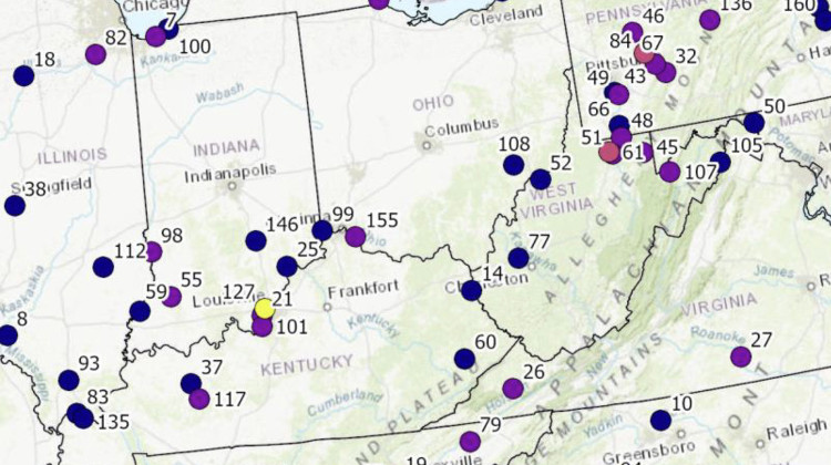 Indiana has 21 inactive coal ash landfills — about half of them are at Duke Energy’s former R. Gallagher coal plant near New Albany. - Courtesy of Earthjustice