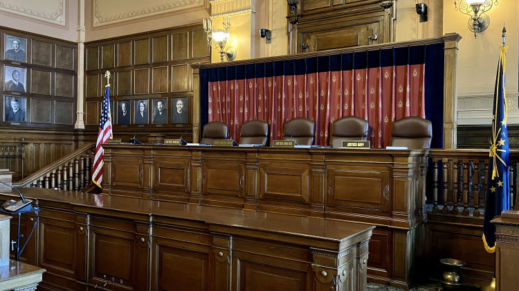 The Indiana Supreme Court denied a request from the Indiana attorney general to hear a direct appeal of a trial court ruling in a lawsuit challenging the state's near-total abortion ban.  - Brandon Smith/IPB News