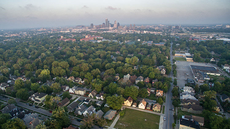 Analysis by the Indiana University Center for Research on Inclusion and Social Policy found that the median home value in majority black neighborhoods is $41,000 less than the average in Marion County. - FILE PHOTO: Brian Paul/WFYI