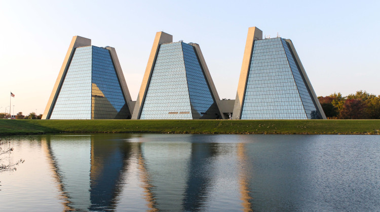 Chunk of concrete was the inspiration for Indy's pyramids