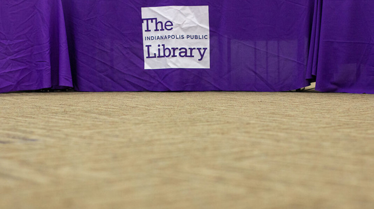 Inside the Indianapolis Public Library board meeting room. - Tyler Fenwick/Indianapolis Recorder