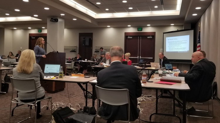 The State Department of Education presented new test security changes to the State Board of Education at its August meeting.  - Jeanie Lindsay/IPB News