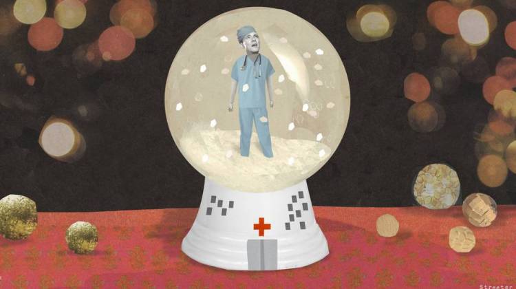 For Two Young Doctors, Working On Christmas Was A Privilege