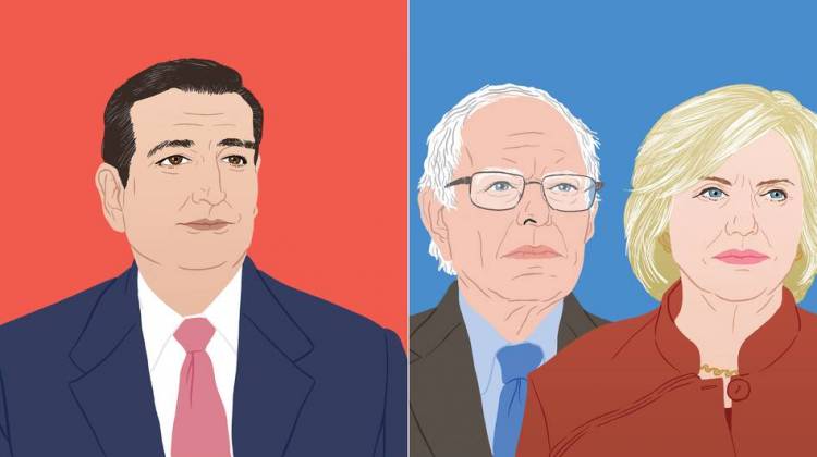 Clinton Edges Sanders In Iowa Democratic Caucuses; Cruz Wins On GOP Side