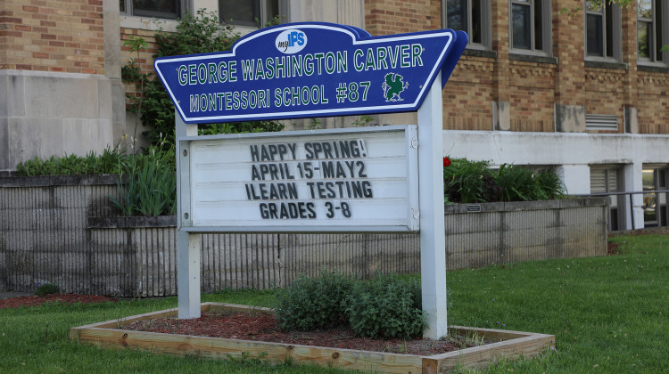 George Washington Carver Montessori School 87 is located on the near north side of Indianapolis. - Eric Weddle / WFYI