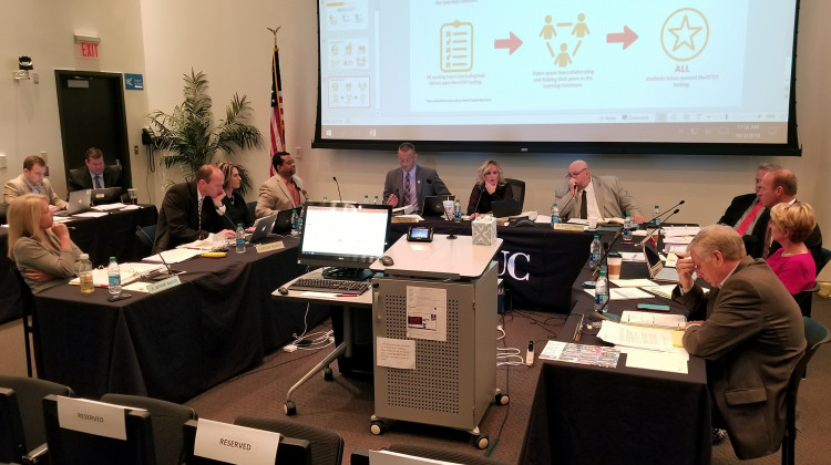 The State Board of Education approved the results of the 2018 ISTEP+ scores. The results were delayed due to a grading error.  - (Jeanie Lindsay/IPB News)