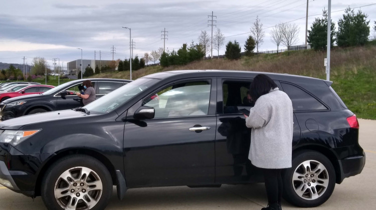 Drive-in hiring event in Pennsylvania. - Photo courtesy of Staff Management | SMX