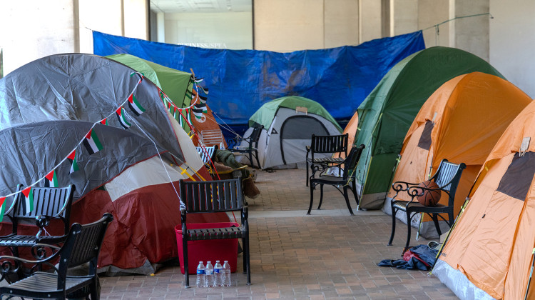 IU approves policy that will shutter pro-Palestinian camp at Indy campus