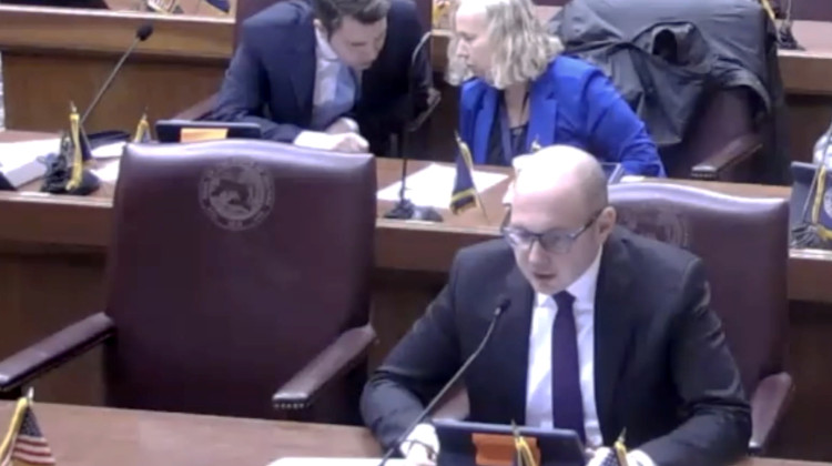 Rep. Jake Teshka (R-North Liberty) authored a bill to establish requirements for math screeners, evaluation and intervention. - Courtesy of the Indiana General Assembly