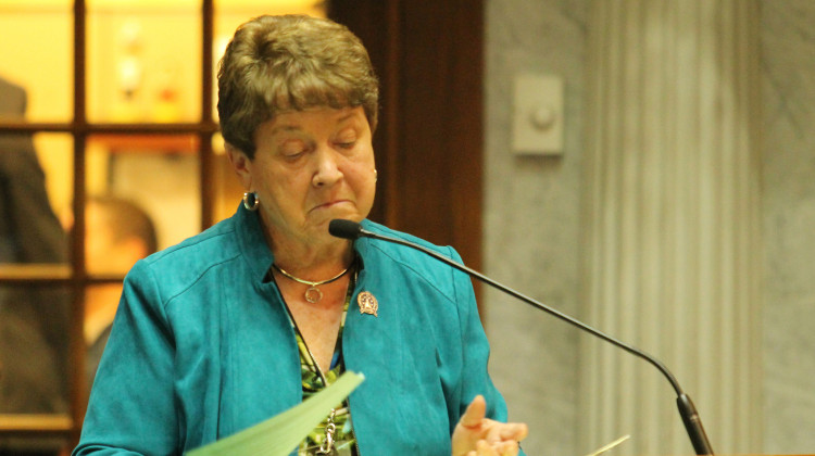 "I'm being asked to support a map that doesn't exist." Republican Sen. Jean Leising explains her "NO" on redistricting