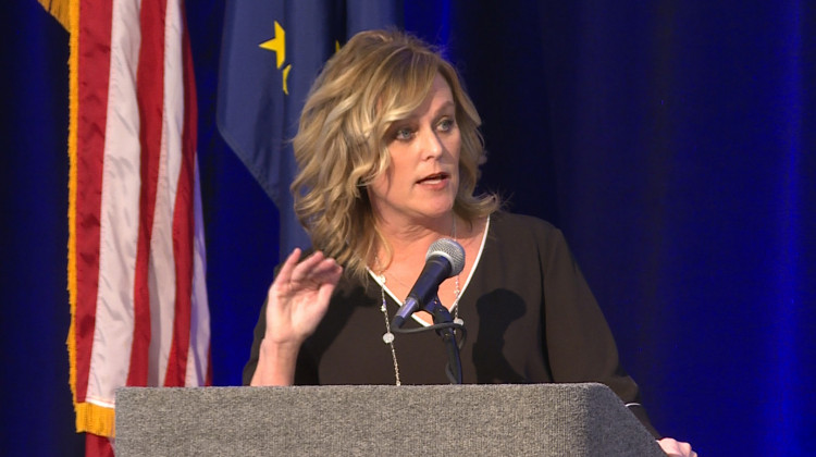 Jennifer McCormick is the head of the Indiana Department of Education as the last elected Superintendent of Public Instruction.  - Jeanie Lindsay/IPB News
