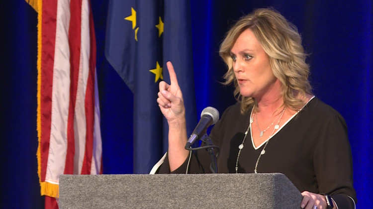 Jennifer McCormick leads the Indiana Department of Education as the state's last elected superintendent of public instruction. - Jeanie Lindsay/IPB News