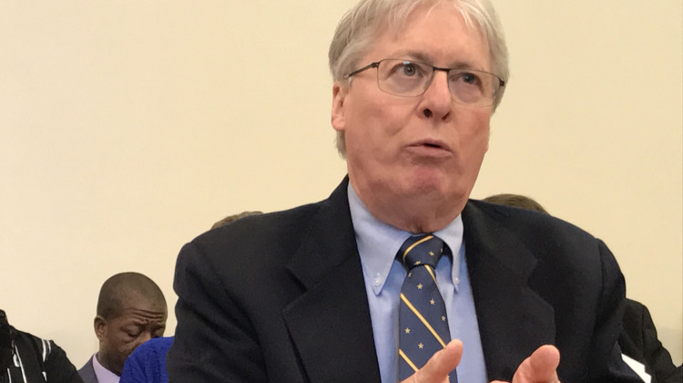 Prominent Indiana conservative attorney Jim Bopp filed a lawsuit against East Chicago, arguing its ordinance violates an Indiana law that bans sanctuary cities. - Brandon Smith/IPB News