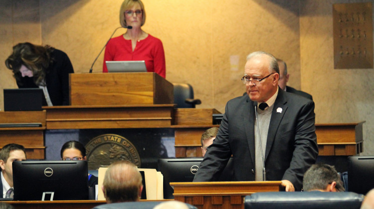 Senate Committee Chair Jim Buck (R-Kokomo) wouldn't take a vote on a bill to eliminate township assessors. - Lauren Chapman/IPB News