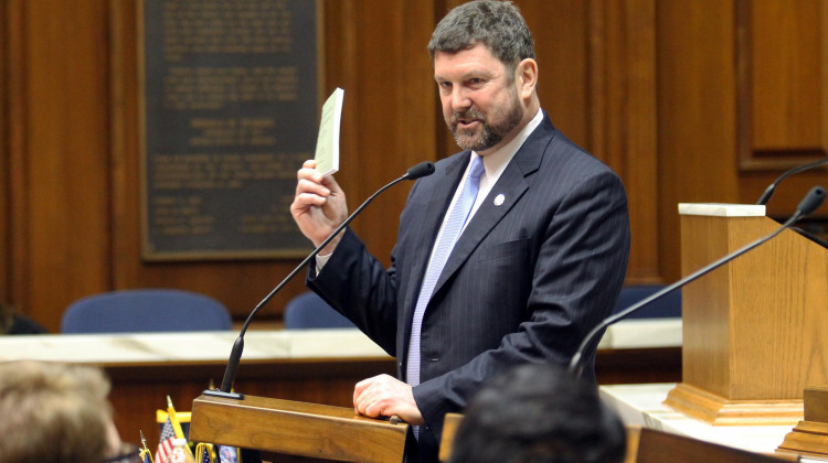 Rep. Jim Lucas (R-Seymour) is one of the most ardent supporters in the Indiana General Assembly for eliminating gun regulations. - Lauren Chapman/IPB News