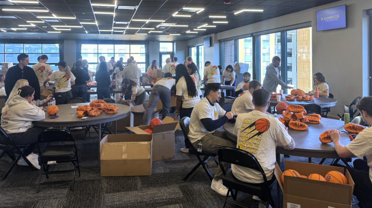 The festivities and games in the other playoffs start next week, with the NCAA March Madness Final Four games tipping off Saturday, April 6. - Samantha Horton / WFYI