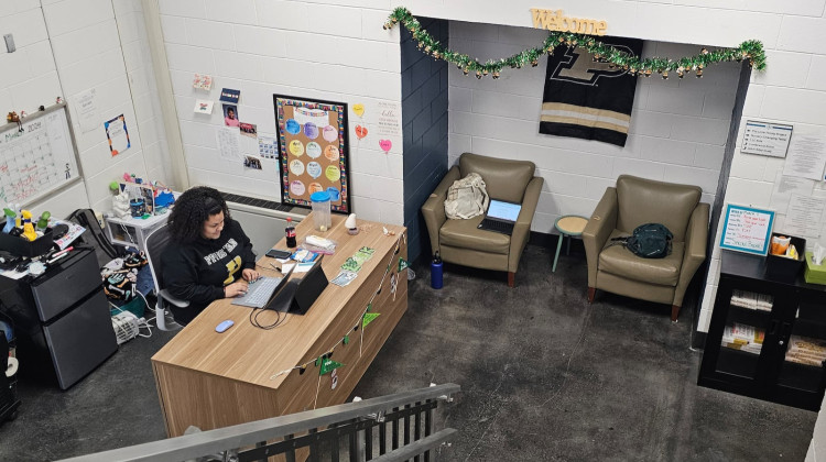 Purdue Polytechnic High School Lab School is a microschool that operates out of Cornerstone Lutheran Church in Indianapolis. Students at the microschool use a personalized curriculum and get social-emotional support. - Aleksandra Appleton / Chalkbeat