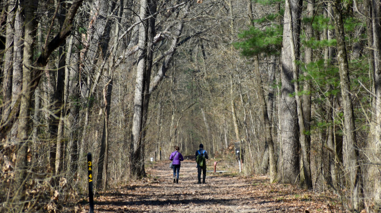 Once the funded projects are completed, the three rounds of Gov. Eric Holcomb's Next Level Trails Grants will have helped create nearly 200 miles of trails across Indiana. - FILE PHOTO: Justin Hicks/IPB News