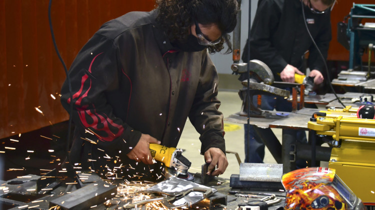 The new grants could be used for helping students earn certifications in careers like welding. - (Justin Hicks/IPB News)