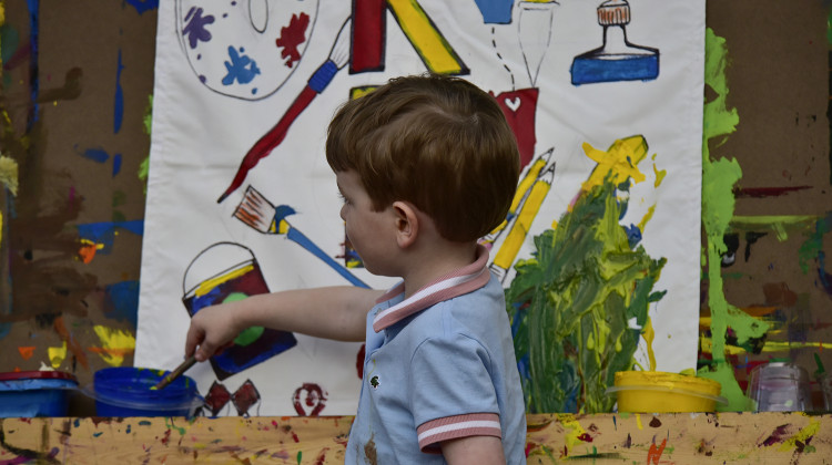 Businesses that are based in Indiana with at least 20 employees can apply to the state for grants of up to $750,000 to provide child care solutions for their employees. - Justin Hicks/IPB News