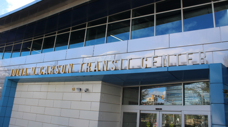 IndyGo has partnered with a local nonprofit and a health care provider to expand its mobile health clinic at the Carson Transit Center downtown. - (Skye Aitken/WFYI)