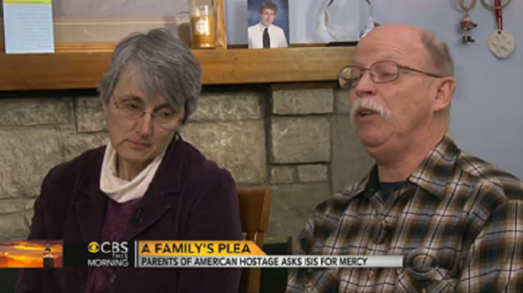 Ed and Paula Kassig appeared on 'CBS This Morning' to appeal for their son's release. - CBS News
